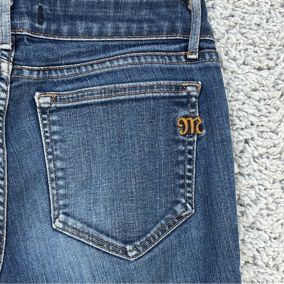 Miss Me Jeans Womens 27 Skinny Low Rise Stretch USA Made Denim Minimalist Sleek - Picture 4 of 5